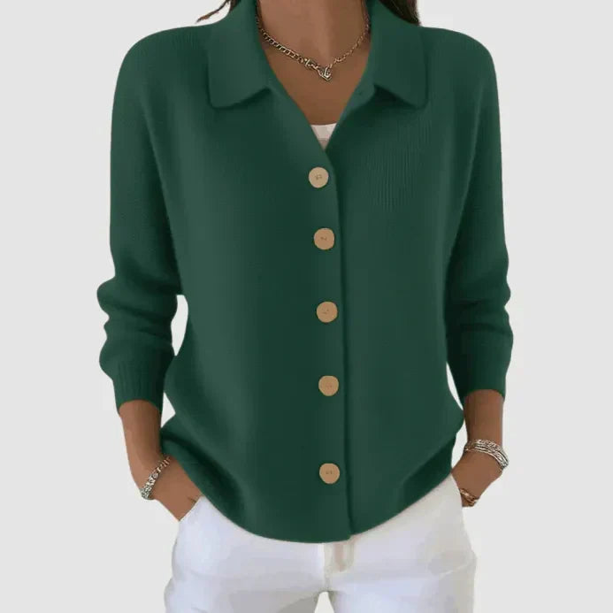 Riah | Soft Button-Up Knit Cardigan