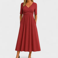 Lori | Elegant Wrap-Style Dress
