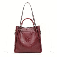 Luna | Floral Embossed Handbag Set