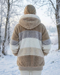 Beverley | Colorblock Plush Jacket