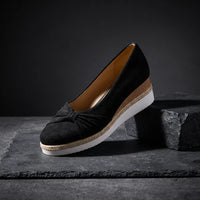 Elise Suede Wedges