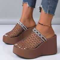 Aura Spark Mesh Wedge