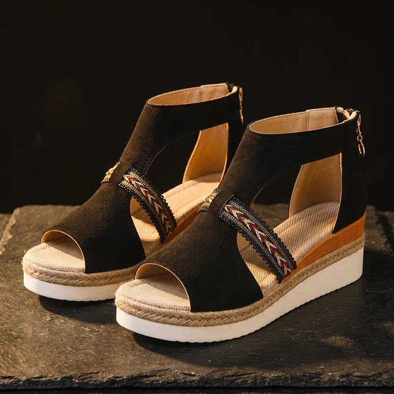 India Espadrille Wedges
