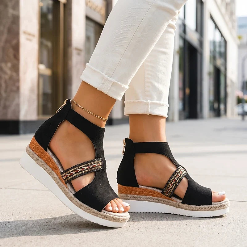 India Espadrille Wedges