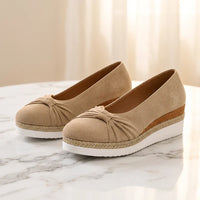 Elise Suede Wedges