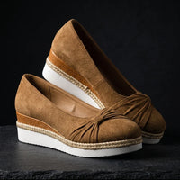 Elise Suede Wedges
