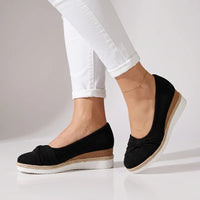 Elise Suede Wedges