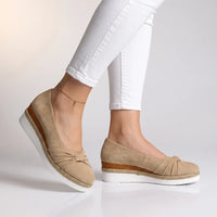 Elise Suede Wedges