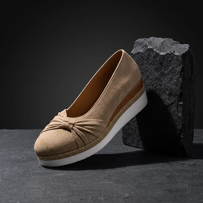 Elise Suede Wedges