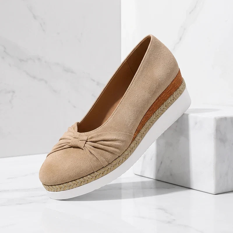 Elise Suede Wedges
