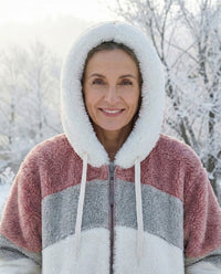 Beverley | Colorblock Plush Jacket