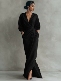 Hugo Linen Maxi Dress